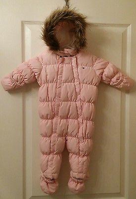 tommy hilfiger baby girl snowsuit