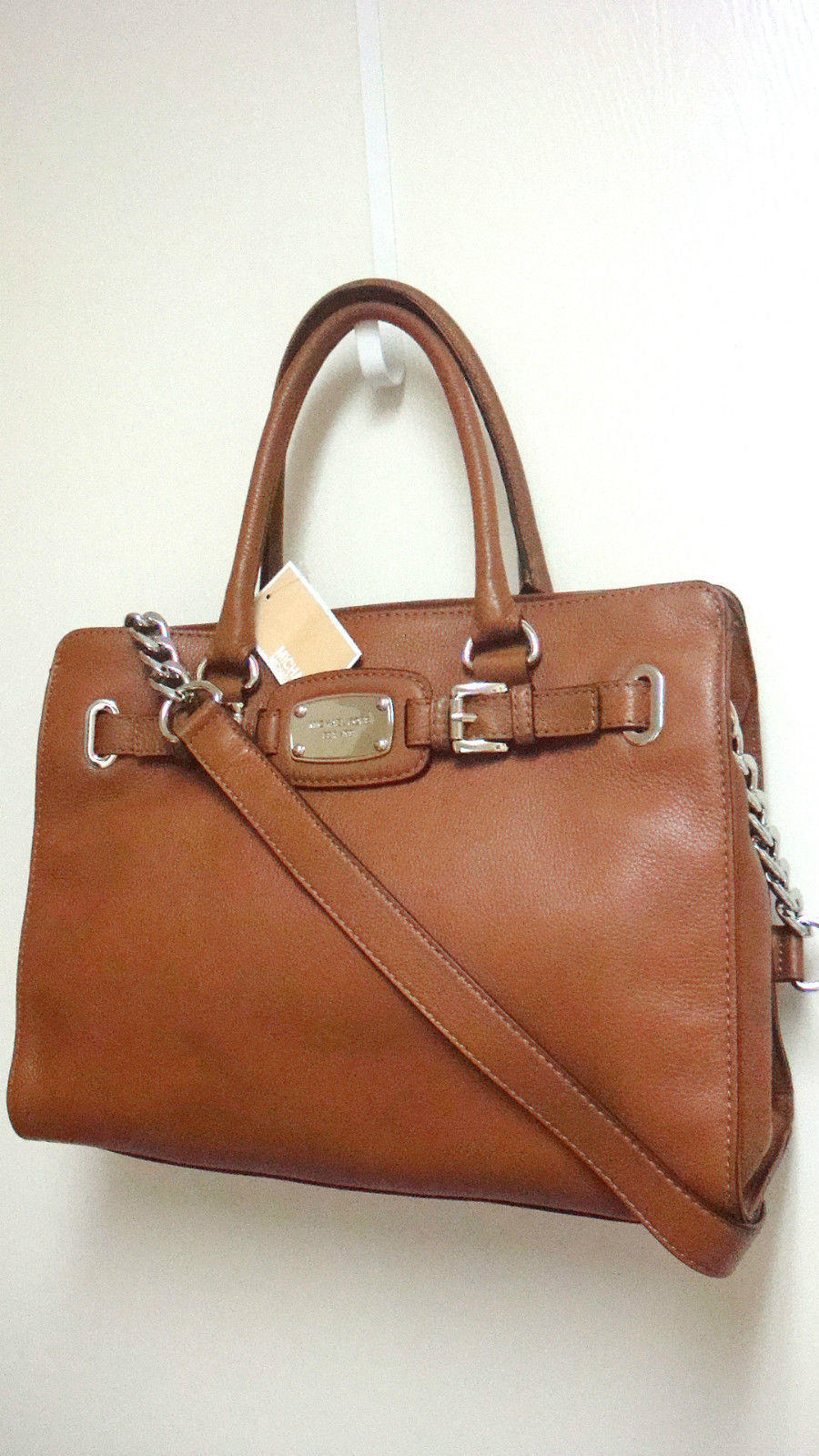 michael kors brown leather bag