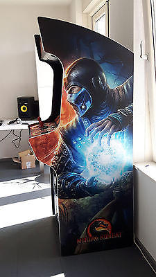 Mortal Kombat Mk Arcade Cabinet Side Art Marquees Bezels High Res